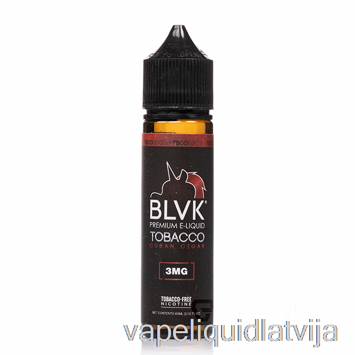 Kubas Cigārs - Blvk - 60ml 0mg Vape šķidrums